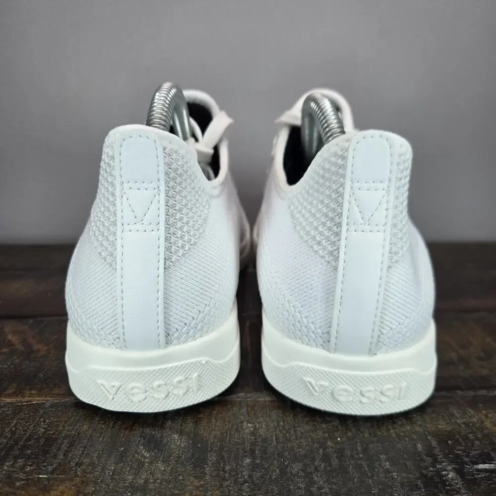 NEW Vessi Weekend Sneaker Womens Size 9 Waterproof Shoes Marble White Mens 8